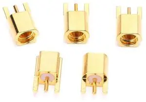 FOR MMCX Female Jack Connector PCB Mount With Solder Straight Goldplated 3 Pins FOR MMCX Female Jack Connector PCB Mount With Solder Straight Goldplated 3 Pins