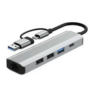 FOR USB C HUB Multiport Adapter Type C USB3.0 Data Transfer 100mbps/1000mbps FOR USB C HUB Multiport Adapter Type C USB3.0 Data Transfer 100mbps/1000mbps