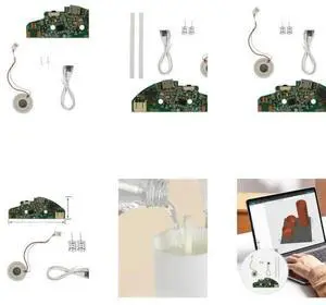 FOR Printer Parts Humidifier 400ml Capacity Smooth Design Minimal Noise Air Humidifier Maker Circuit Board FOR Printer Parts Humidifier 400ml Capacity Smooth Design Minimal Noise Air Humidifier Maker Circuit Board