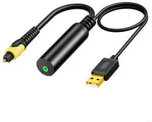 FOR 3.5mm to SPDIF Converter Analog to Digital Sound Adapter for Enhanced Sound Optical Output 3.5mm to Optical Cable for TV FOR 3.5mm to SPDIF Converter Analog to Digital Sound Adapter for Enhanced Sound Optical Output 3.5mm to Optical Cable for TV