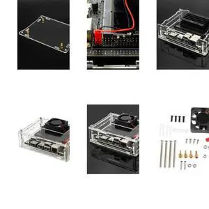FOR 1Pcs Clear Acrylic for Case with Cooling Fan for Jetson for B01 Version FOR 1Pcs Clear Acrylic for Case with Cooling Fan for Jetson for B01 Version