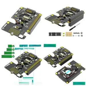 FOR NVMe to PCIe Adapter for 5 NVME SSD Cooling Fan Automatic Discoloration LED Efficient Data Handling FOR NVMe to PCIe Adapter for 5 NVME SSD Cooling Fan Automatic Discoloration LED Efficient Data Handling