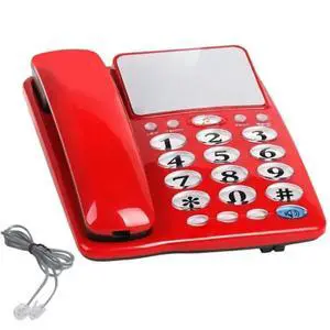 FOR Corded Landline Phone Big Button Landline Phone Call Display Fixed Telephone FOR Corded Landline Phone Big Button Landline Phone Call Display Fixed Telephone