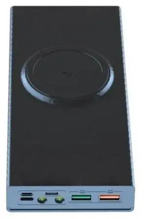 FOR DIY Case with 22.5W Quick 15W Wireless Charging 8x18650 Holder Box Digital Display Screen FOR DIY Case with 22.5W Quick 15W Wireless Charging 8x18650 Holder Box Digital Display Screen