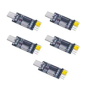 FOR 5Pcs/Pack CH340G USB To Serial Converters USB C to Serial Port Module For Enhances MCU Interfacing And Data Transfer FOR 5Pcs/Pack CH340G USB To Serial Converters USB C to Serial Port Module For Enhances MCU Interfacing And Data Transfer
