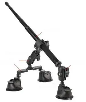 FOR Easy Setups Camera Car Roof Mount with 3 Suction Cups 1.2m Extension Third Person View for Adventurers FOR Easy Setups Camera Car Roof Mount with 3 Suction Cups 1.2m Extension Third Person View for Adventurers