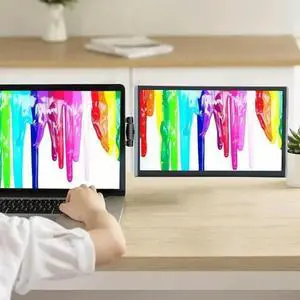 FOR 14.1inch Extended Monitor Laptop Monitor Extender Double Screen Portable Monitor FOR 14.1inch Extended Monitor Laptop Monitor Extender Double Screen Portable Monitor