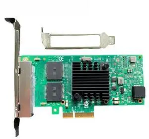 FOR 1pcs I350AM4 chip PCI-E X4 Gigabit four-port server network card I350-T4 FOR 1pcs I350AM4 chip PCI-E X4 Gigabit four-port server network card I350-T4