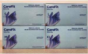 CareFit Nitrile Exam Gloves, Medical Grade, Disposable, Powder-free, Size M , Powder Free, Blue Color, 200pcs/Box, FDA 510k, ASTM D6319 (exam), Chemo Rated with ASTM D6978, Local seller CareFit Nitrile Exam Gloves, Medical Grade, Disposable, Powder-free, Size M , Powder Free, Blue Color, 200pcs/Box, FDA 510k, ASTM D6319 (exam), Chemo Rated with ASTM D6978, Local seller
