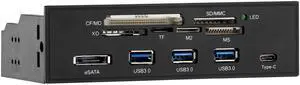 3.0 Front Panel Multi-Port PC Front Panel Internal 3.0 eSATA Type-C MD TF SD Card Reader Hub Front Panel 3.0 Front Panel Multi-Port PC Front Panel Internal 3.0 eSATA Type-C MD TF SD Card Reader Hub Front Panel