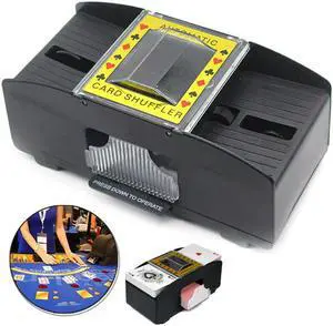 Automatic Playing Cards Shuffler Poker Casino One/Two Deck Card Shuffler Sorter One Or Two Layers Of Automatic Casino Playing Cards Poker Shuffler Sorter US Shipping