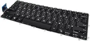 Keyboard for Dell Inspiron 7368 7378 7466 7467 7569 7579 Latitude 3379 Laptops - Replaces 602M5