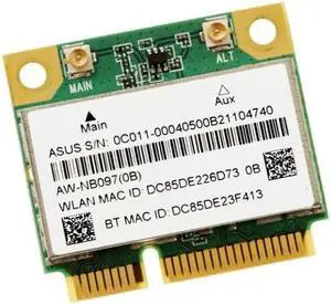 AW-NB097H - Asus Wifi/ Bluetooth Mini PCI Card AW-NB097H - Asus Wifi/ Bluetooth Mini PCI Card