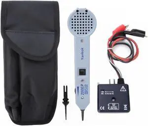 Yankok [200EP Tone Probe w/ 77HP Generator Kit] Progressive Inductive Amplifier Wire Cable Tracer to Locate Single Conductors and Cables Integrated LED Flashlight (Includes Headset Jack and User Manua
