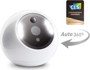 Amaryllo Apollo: 360° Wireless Security Camera with 256-bit Military Grade Encryption, 1080p Night Vision, PTZ, 2-Way Audio, Unlimited Cloud storage, Motion Detection, Phone App, Human voice greeting