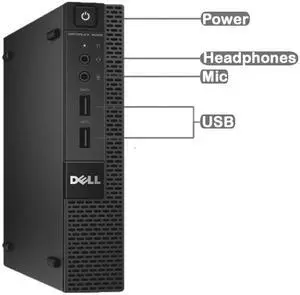 DELL 9020 MICRO Intel Core i5-4570T 2.90 GHz, 16GB, 256GB SSD, Win 10 Pro