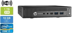 HP 800 G2 MINI Intel Core I7-6700T 2.80 GHz, 16GB, 1TB SSD, Win 10 Pro