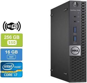 DELL 7040 MICRO Intel Core i7-6700T 2.80 GHz, 16GB, 256GB SSD, Win 10 Pro