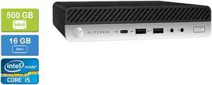 HP 800 G4 MINI Intel Core i5-8500T 2.10 GHz, 16GB, 500GB HDD, Win 10 Pro
