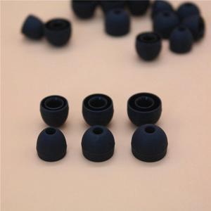 3.8mm Soft Silicone In-Ear Earphone Covers Earbud Tips Ear Buds Eartips  Dual Color Ear Pads Cushion For Headphone 10pcs/5pairs