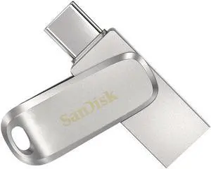 SanDisk SDDDC4 64GB OTG USB3.1 Type-C Metal U Disk Type-C/Type-A Rotatable Dual-port USB Flash Drive up to 150MB/s Read Speed
