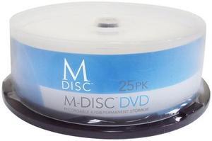 Vinpower Digital 4.7GB 4X Archival DVD+R White Inkjet Printable 25 Packs Disc Model MDDPR04WIP-25
