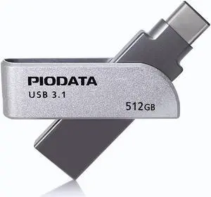 PioData Apple MFi Certified iXflash 512GB Flash Drive 2-in-1 USB for iPhone, iPad, and Computer  USB Type A & USB Type C, iPhone USB Storage Flash Drive for Photos, Backup, and External Hard Drive