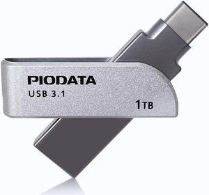 PioData Apple MFi Certified iXflash 1 TB Flash Drive 2-in-1 USB for iPhone, iPad, and Computer  USB Type A & USB Type C, iPhone USB Storage Flash Drive for Photos, Backup, and External Hard Drive
