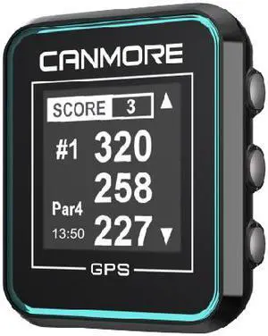 CANMORE H300 Handheld Golf GPS - Turquoise : Preload 38,000 Worldwide Golf Course Data and Free update - User Friendly -  3ATM Waterproof - 1-Year Warranty