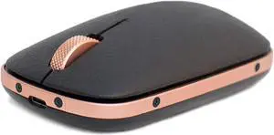 AZIO Retro Classic Bluetooth Mouse - Genuine Leather Topped with Pixart Precision Tracker | Colour Artisan (RM-RCM-L-03)
