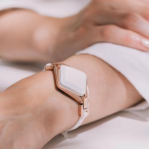Bellabeat Ivy Heart Rate Health Tracker - Ivy Snow White Smart Jewellery watch For Women, By Women, The Secret SmartWatch, Beautiful Intelligent Jewelry | Bracelet