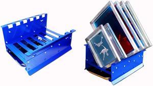 Intsupermai Screen Frame Drying Rack Drainer Rack for Silk Screen Printing Frame Holder Width Adjustable