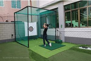 Intsupermai Golf Cage Hitting Net Golf Chipping Practice Net Driving Range for Indoor and Outdoor Golf Training