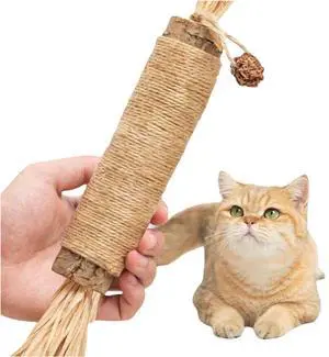 nteractive Cat Catnip Chew Toys, Natural Silvervine Teething Sticks, Jute Rope Wrapped Dental Care with Raffia Tassels (Extra Large 1 Pc) nteractive Cat Catnip Chew Toys, Natural Silvervine Teething Sticks, Jute Rope Wrapped Dental Care with Raffia Tassels (Extra Large 1 Pc)