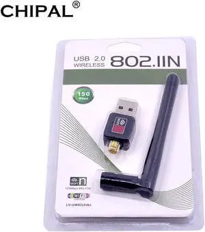 MJTEK 10PCS 150M Mini USB WiFi Adapter Dongle Antenna External Wireless LAN Network Card 802.11b/g/n for Windows 7 8 XP Vista