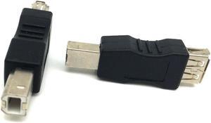 1pcs USB2.0 A male to B male A male to B male printer print converter adapter connector USB 2.0 converter