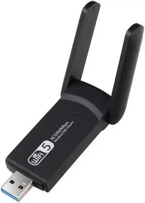 Wireless USB WiFi Adapter 1200Mbps Lan USB 3.0 Ethernet 2.4G 5G Dual Band WiFi Network Card WiFi Dongle Support WPA WPA2 WEP