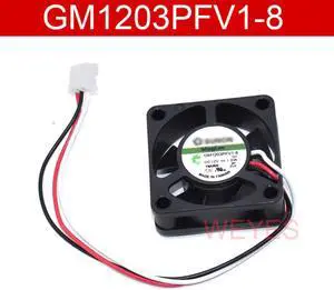 Genuine for SUNON  GM1203PFV1-8 DC12V 1.0W 3-wire cooling fan