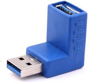 1pcs est Hot Right Angle USB 3.0 Type A Male to Female Plug Connector Adapter Converter For Laptop PC