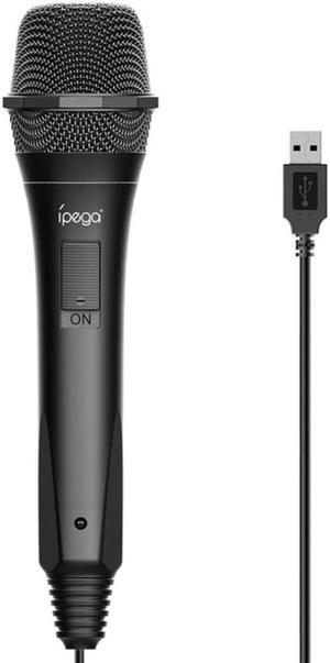 IPEGA PG-9209 Wired Gaming Microphone USB2.0 Interface High Sound Quality Microphone for Switch/PS4/X-box/Wii U Console