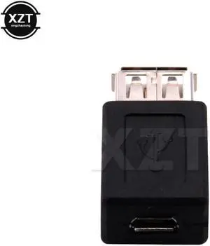 USB 2.0 Type A Female to Micro USB B Female Adapter Plug Converter usb to Micro usb Charging Data Transmission Connector