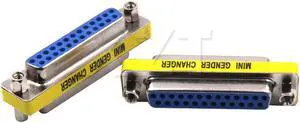 1pcs est Mini Gender changer D-SUB DB25 Serial Cable Extended Adapter 25 Pin FeMale to FeMale F/F connector
