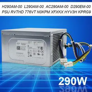 PSU For Dell 3020 7020 9020 T1700 290W Power Supply RVTHD L290AM-00 HU290AM-01 D290EM-01 AC290AM-00