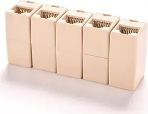 1pcs RJ45 Cat5 8P8C Socket Connector Coupler For Extension Broadband Ethernet Network LAN Cable Joiner Extender Plug