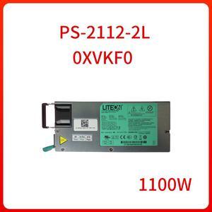 LF 1100W PSU switch power supply LiteOn PS-2112-2L 0XVKF0 XVKF0 For Dell PowerEdge C6100 server Redundant