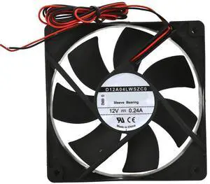 Cooling Fan D12A04LWSZC0 for COSTECH Sleeve Bearing 120*25mm 12V 0.24A 12CM