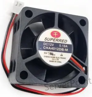 CHA4012DB-M 4cm DC 12V 0.18A 40*40*20mm 2 Wires Cooling Fan
