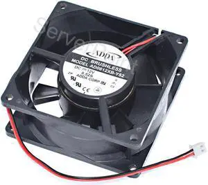 Genuine AD0812XB-Y52 DC12V 0.52A 80*80*32mm 2-Pin Square Cooling Fan