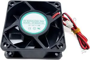 authentic for Young Lin DFS602512H DC 12V 1.60W 60x60x25mm 2-Wire Server Square Fan