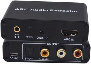 Arc Audio HDMI-compatible ARC Audio Extractor DAC Adapter Fiber Coaxial 3.5mm Headphone 37 